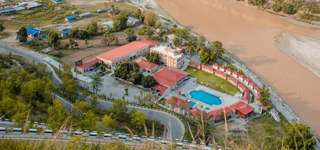 Kwality Beach Resort Aerial Landscape View
